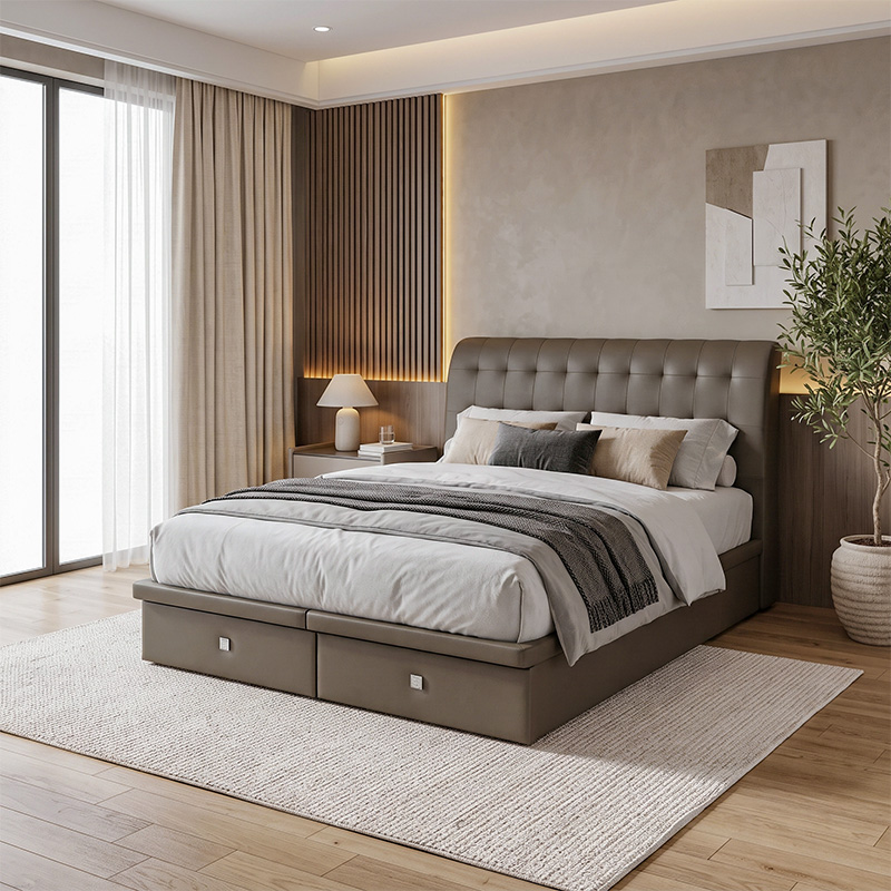 bd-baronial_leather_drawer_storage_bed-divan-04 Baronial Leather Drawer Storage Bed