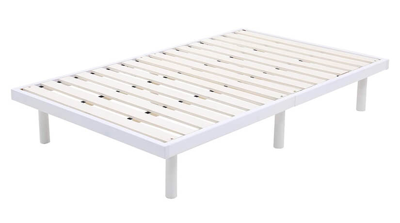 Cuenca bed frame with evenly spaced slats